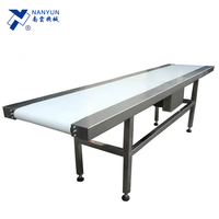 NY-866A Food Grade Industriële Pvc Transportband Systeem Voor Groenten Fruit Golfkarton Fles Productielijn