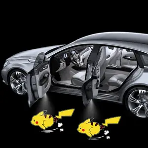 Neues benutzer definiertes Logo Wireless Dynamic 3D Willkommen licht Auto mit freundlicher Genehmigung Tür LED Projektor Lampe Autozubehör