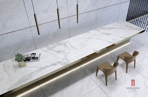 <span class=keywords><strong>Encimeras</strong></span> de Cocina Prefabricadas de Porcelana de Mármol Blanco Calacatta Moderno de 15 mm - Product Image 2