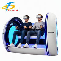 Skyfun Usine Prix VR Navette Espace Arcade Machines Intérieur Fibre De Verre VR Simulateur De Jeu pour Enfants Adultes pour Parcs D'attractions
