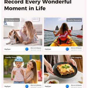 Gafas Inteligentes con IA, Cámara 4K de Alta Calidad, Película de Cambio de Color, Pantalla de Video 1K, Resistentes al Agua IP67, Lentes de Transición Gratuitas para Gafas de Sol - Product Image 3