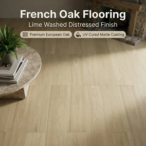 Parquet massif en chêne <span class=keywords><strong>blanc</strong></span> français, finition au <span class=keywords><strong>chaux</strong></span> vieilli <span class=keywords><strong>pour</strong></span> une élégance rustique, utilisation extérieure industrielle - Product Image 2