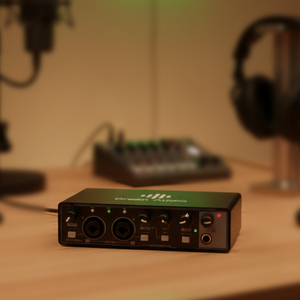 <span class=keywords><strong>Carte</strong></span> <span class=keywords><strong>son</strong></span> USB pour studio, interface audio pour l'enregistrement, le podcasting, le streaming et le chant - Product Image 1