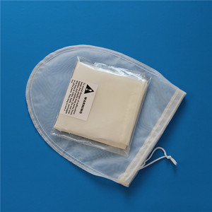 10x12 pouces lait d'amande, jus, yaourtière grecque au fromage cottage, sacs filtrants au lait de noix avec cordon de serrage - Product Image 4