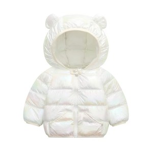 Vestes d'hiver en duvet sur mesure pour enfants, vestes en duvet légères pour garçons et filles, vestes en duvet chaudes en coton pour enfants - Product Image 4