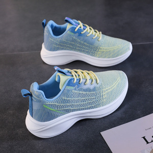 Zapatillas Deportivas de Moda para Mujer, con Malla Transpirable, Cordones, Suela de Goma EVA, Color Sólido y Bordado - Product Image 5