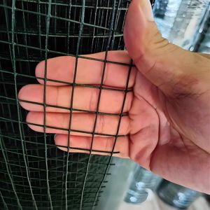 Maille de clôture en fil soudé revêtue de vinyle noir ou vert pour clôture de jardin et projet d'amélioration de l'habitat et cages à volailles - Product Image 3