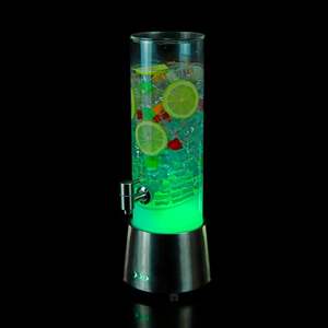 Fuente de bebida eléctrica de 3 niveles, torre para beber vino y cóctel con base iluminada con LED, incluye 5 tazas reutilizables para fiesta - Product Image 4