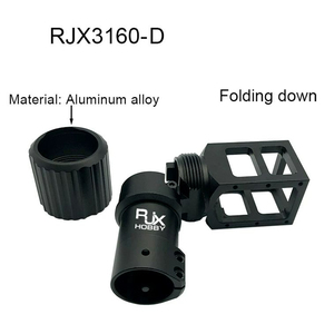 Abrazadera de tubo de carbono RJXHOBBY RJX de 30 mm, tipo horizontal/paraguas, para placa central de brazo de dron agrícola - Product Image 5
