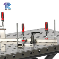 TKweld Plate-forme en acier 3D 2D certifiée CE 2000*1000*200mm Table de soudage Robot Flexible avec nitruration État neuf