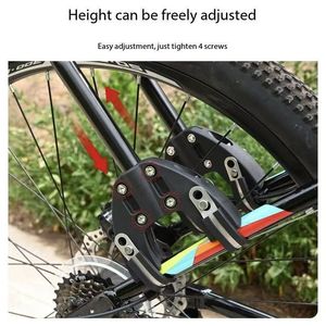 <span class=keywords><strong>Porte</strong></span>-Bagages Arrière de Vélo, Support de Transport Réglable <span class=keywords><strong>pour</strong></span> Bicyclette, <span class=keywords><strong>Porte</strong></span>-Colis <span class=keywords><strong>pour</strong></span> l'Arrière du Vélo en Alliage d'Aluminium, Capacité de 115 Lbs - Product Image 4