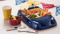 Assiettes divisées en mélamine de qualité A5 à motif de dessin animé sur le thème des voitures pour enfants, bébés et tout-petits, idéales pour la maternelle
