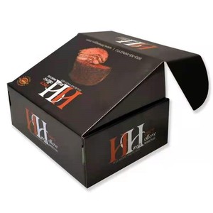 Sobre <span class=keywords><strong>de</strong></span> Cartón Corrugado con Cierre <span class=keywords><strong>de</strong></span> Oreja y Logotipo Personalizado en Relieve, Doble Cara, Negro Mate, Materiales Reciclados, Embalaje <span class=keywords><strong>de</strong></span> Papel para Envíos Postales - Product Image 4