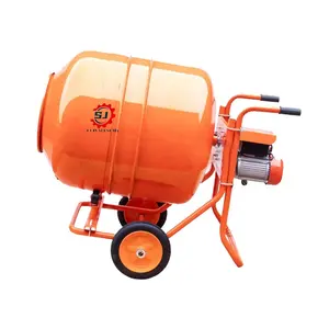 Shengjia Zware Industrie Cement Mixer Elektrische Trommel Beton Cement Mortel Mengapparatuur 280l 800l Cement Mixer Feed Mixer