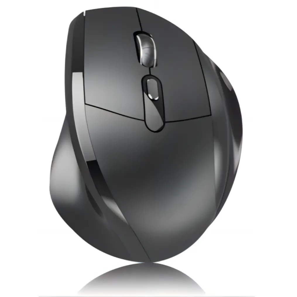 Wireless Ergonomic mouse vertical natural grip palm restpad adjustable DPI silent buttons long battery lifetime