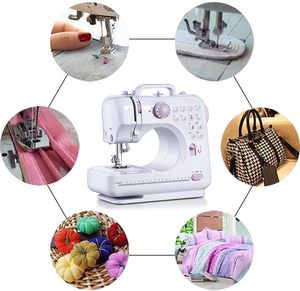 Máquinas de Coser Portátiles Domésticas Mini, Máquina de Coser de Mano Overlock, Precio de Accesorios para el Hogar, para Ropa - Product Image 2