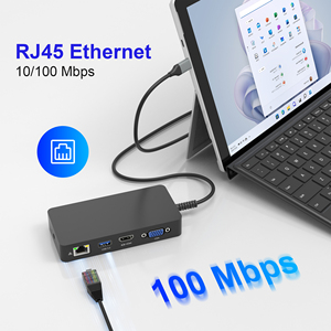 Station d'accueil Microsoft <span class=keywords><strong>Surface</strong></span> <span class=keywords><strong>USB</strong></span> <span class=keywords><strong>C</strong></span> PD100W double affichage 4K pour HDMI VGA 11 en 1 <span class=keywords><strong>USB</strong></span> 3.0 Interface Stock disponible - Product Image 5