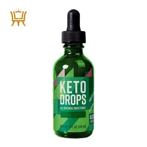 Private Labeling Keto Diet Drops Liquid Stevia Extract Syrup for Coffee Keto Food 60ML