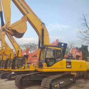 Komatsu รถขุดตีนตะขาบ PC400-7เครื่องยนต์ไฮดรอลิกคุณภาพต้นฉบับ PC400 PC400-8รถขุดมือสอง - Product Image 2