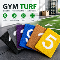 Piste de glisse pour gym intérieur éco-responsable Udine, en gazon artificiel ignifuge certifié CE pour l'entraînement d'agilité des clubs sportifs