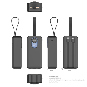 Buen proveedor 30000 Mah Power Bank Smart Power Bank 22,5 W Micro Two Interfaz de entrada USB - Product Image 6