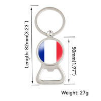 Porte-clés avec drapeau de 287 pays, ouvre-bouteille, cadeau promotionnel, souvenir, porte-clés