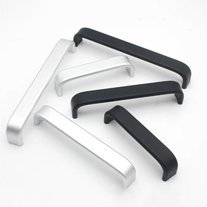 Aluminum Alloy Sliding <b>U</b>-Shaped Cabinet Cupboard Door Handle Matte Kitchen Drawer Pull Handles for Furniture - Product Image 4