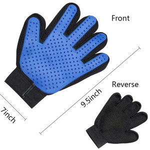 Gant de toilettage pour animaux de compagnie, chien, chat, pour enlever la saleté et les poils, gant de bain pour animaux de compagnie - Product Image 3