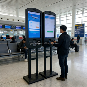 Kiosque interactif à écran tactile double face automatique de 27 pouces, conception de module tout-en-un, imprimante thermique de reçus, kiosque de <span class=keywords><strong>paiement</strong></span> - Product Image 4