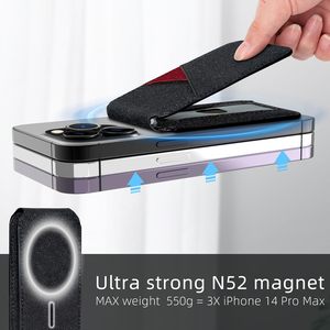 <span class=keywords><strong>2023</strong></span> teléfono celular cuero magnético negocios billetera crédito Id magnético tarjetero para iPhone 12 13 14 15 - Product Image 4