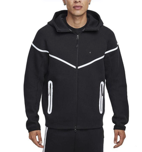 <span class=keywords><strong>Tuta</strong></span> Sportiva Invernale da <span class=keywords><strong>Uomo</strong></span> Leggera 100% <span class=keywords><strong>Cotone</strong></span>, Set 2 Pezzi con Giacca con Zip e Cappuccio e Pantaloni da Allenamento per Corsa, Palestra e Attività all'Aperto - Product Image 5