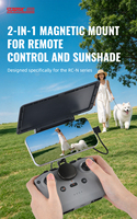 Pare-soleil pliable STARTRC avec support magnétique pour téléphone pour DJI RC-N Series, support rotatif 2 en 1