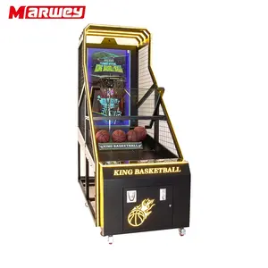 Cheap Indoor Luxury Version Basketball Shooting Machine Commercial Coin Operated Arcade Basketball Game Machine Suppliers