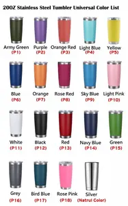 USA WAREHOUSE 20oz Logo kustom Matte dinding ganda terisolasi vakum baja tahan karat dinding ganda Tumbler kopi dengan tutup