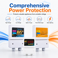 Régulateur de tension automatique Puluos AVS30/AVS30D à microprocesseur, en cuivre, monophasé AC 230V, protecteur numérique haute puissance
