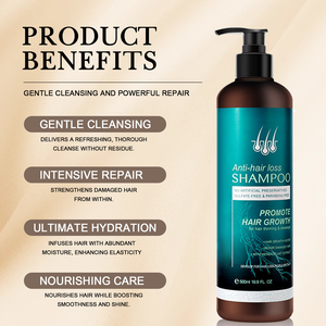 Champú Profesional <span class=keywords><strong>para</strong></span> <span class=keywords><strong>el</strong></span> Cuidado del Cabello de Marca Privada, Anticaída, Limpieza Profunda, Control de Grasa, Anticaspa, Estimulante del Crecimiento del Cabello - Product Image 4