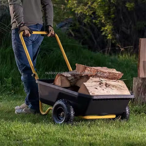 Innovative two wheel garden <b>cart</b> can load cargo with <b>foldable</b> handle trailer - Product Image 6