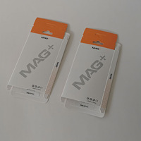 Boîte d'emballage de chargeur d'étui de téléphone portable personnalisée avec fenêtre Boîte d'emballage de câble de chargement de câble de données USB Boîte d'emballage avec suspension