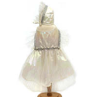 Coloré perle robe costume luxe en gros designer mode femme mignon chien vêtements pour animaux de compagnie été