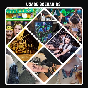 Tinta Profesional <span class=keywords><strong>para</strong></span> Arte Corporal, Maquillaje, <span class=keywords><strong>Henna</strong></span>, Pigmento <span class=keywords><strong>para</strong></span> Tatuajes, <span class=keywords><strong>Pintura</strong></span> <span class=keywords><strong>para</strong></span> Aerógrafo, Tinta <span class=keywords><strong>para</strong></span> Tatuajes - Product Image 4