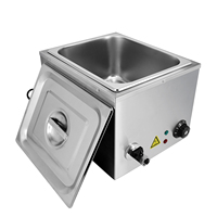 Équipement de restauration commerciale bon marché de haute qualité en acier inoxydable chauffe-aliments chauffage Bain Marie GN Pan 1/2