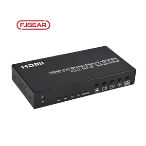 FJ-401HF Fjgear HD Hdmi 4K 4 पोर्ट फाड़नेवाला 3840*2160/30Hz Hdmi 4X1 ट्रैक्टर बहु-दर्शक स्विच