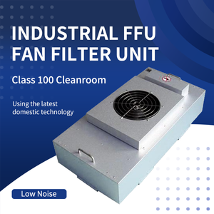 Unidad de Filtro de Ventilador para Cuarto Limpio H14 FFU HEPA 99.99% 0.3 Micras Motor EC Control de Velocidad Continuo Bajo Nivel de Ruido 55dB Filtro de Aire Personalizado - Product Image 1