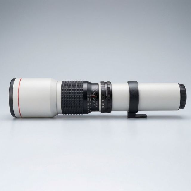 500mm F8 32 Super Telephoto Prime Lens HD Full Frame Manual Focus Adaptall-2 Interface Multi-function Camera Lens for DSLR