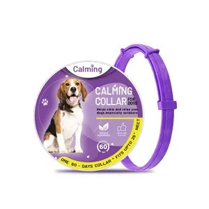 Collare calmante regolabile del gatto del cane degli oli essenziali non tossici all'ingrosso del produttore