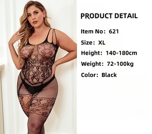 Style japonais XXL Sexy Lingerie Robe pour femmes matures Culotte en velours transparent <span class=keywords><strong>avec</strong></span> décoration en dentelle creuse Nouveaux sous-vêtements - Product Image 6