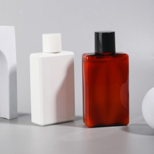 Sinh thái thân thiện Pet bơm lại màn hình in ấn nhựa sữa rửa mặt dầu Lotion chai với vít cap vuông Lotion chai - Product Image 2