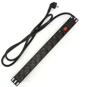 1U 19 "C13/C19 Đức/UK/USA 6-20 cách 10a-20a 125V-250V tùy chỉnh nhôm ngắt ổ cắm điện đơn vị phân phối - Product Image 3