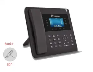 Telefone SIP para empresas de última geração Telefone VoIP Telefone com fio Linhas IP Sip para suporte de escritório doméstico POE