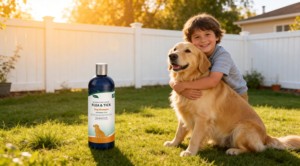 Champú Natural para Perros Contra Pulgas y Garrapatas, Fórmula para el Cuidado <span class=keywords><strong>de</strong></span> Mascotas, <span class=keywords><strong>Repelente</strong></span> <span class=keywords><strong>de</strong></span> <span class=keywords><strong>Piojos</strong></span> y Ácaros, Limpia, Desodoriza, Suaviza el Pelaje y Cuida la Piel - Product Image 3